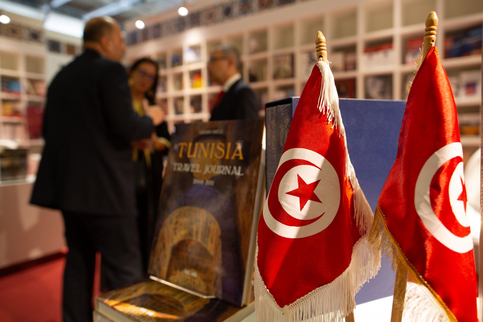 جانب من ركن دولة تونس في معرض الرياض الدولي للكتاب 2022 - twitter/RyBookFair