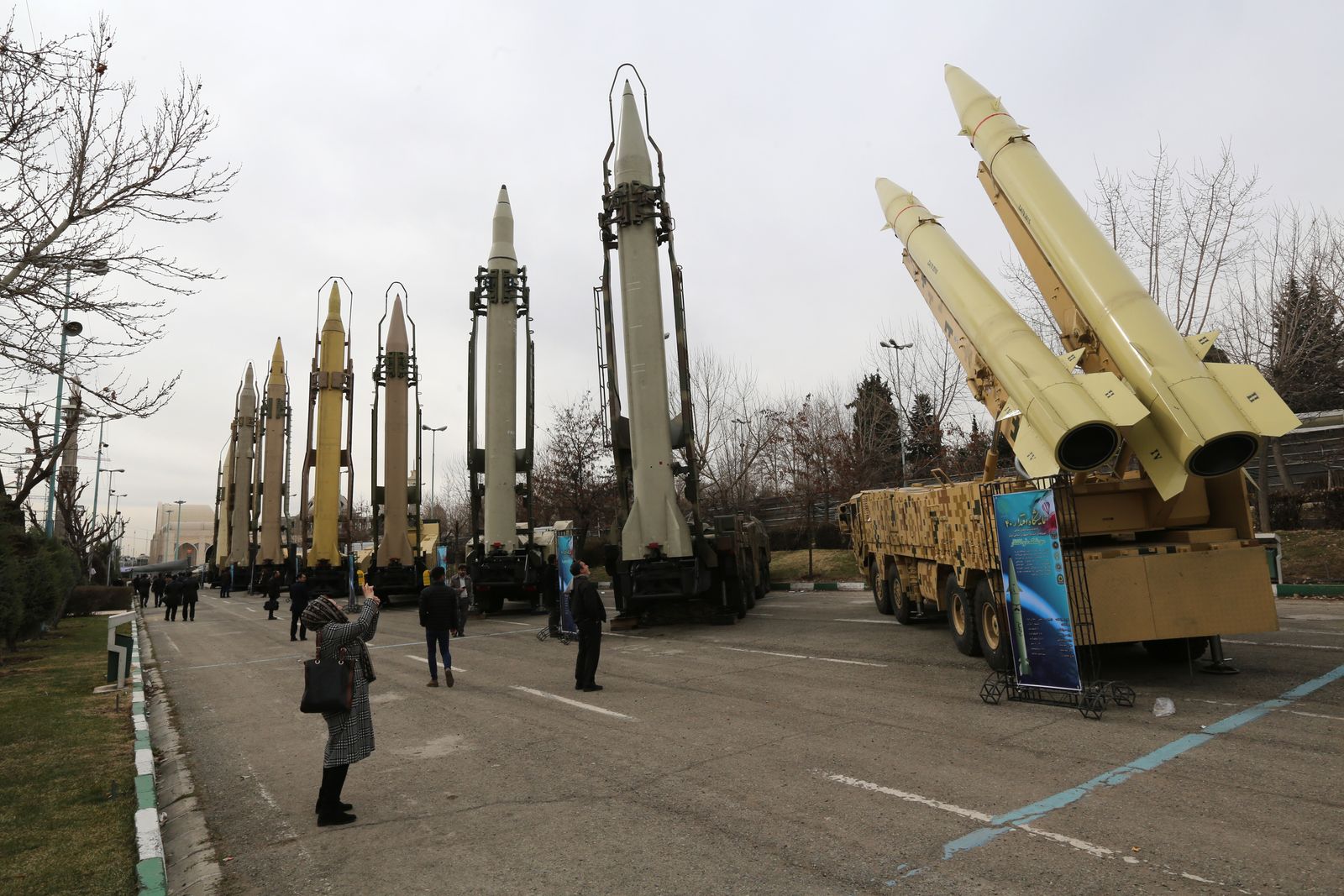 معرض للمعدات العسكرية في العاصمة طهران في 2 فبراير 2019 - AFP