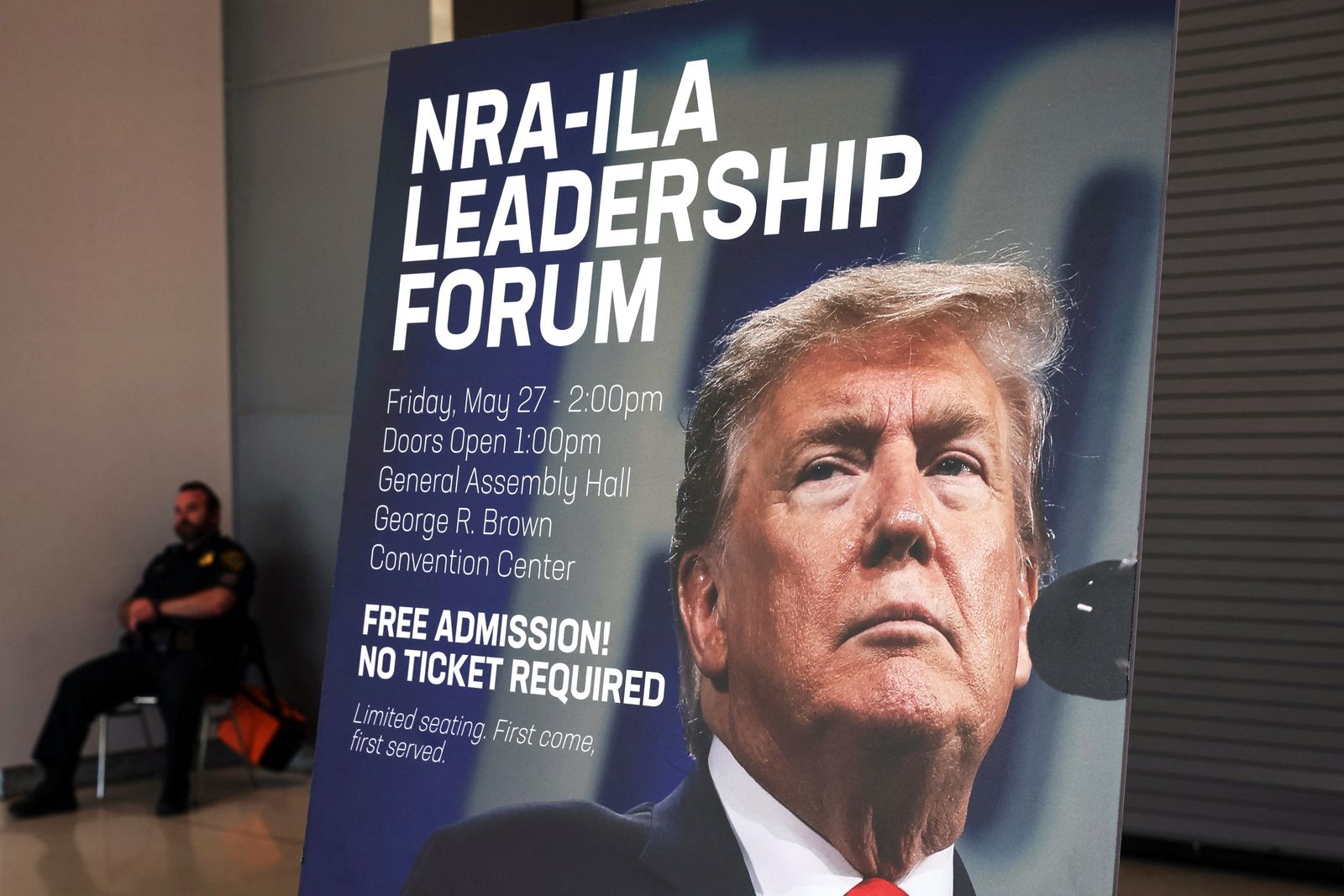 National Rifle Association (NRA) annual convention in Houston, Texas - REUTERS