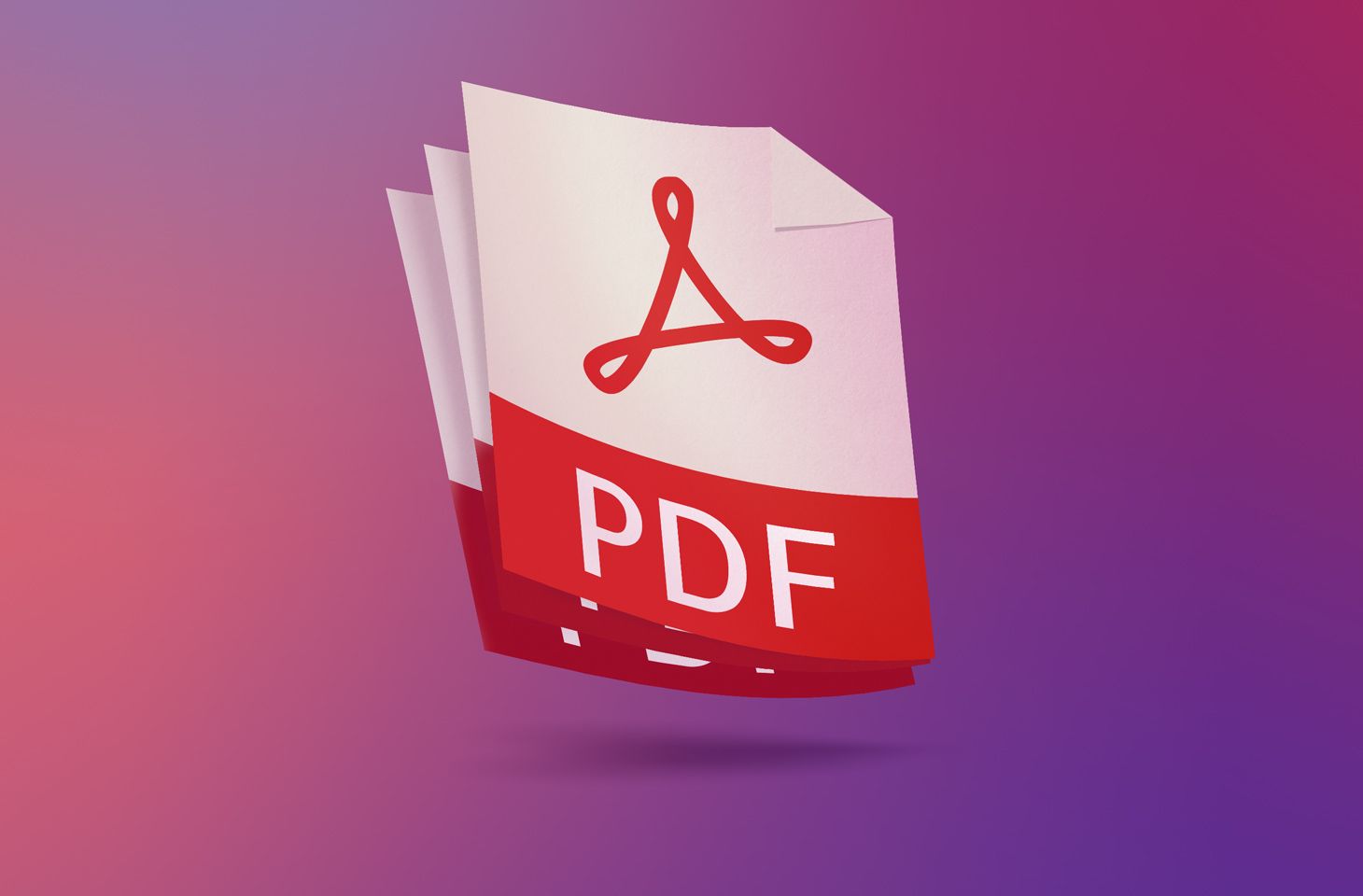 شعار ملفات المستندات PDF - أدوبي