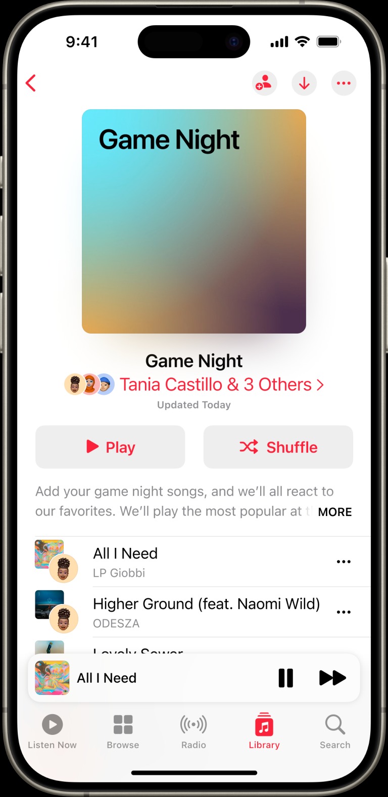 ميزة Collaborative Playlist لإنشاء قوائم تشغيل الموسيقى التشاركية على متن تحديث iOS 17.3 الجديد لهواتف آيفون