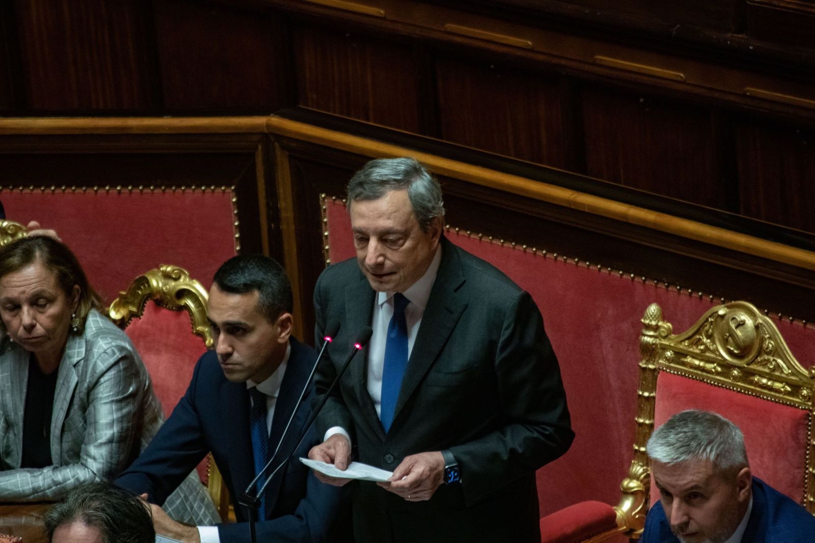Italy's Prime Minister Mario Draghi Tells Senate His Coalition Can Be Rebuilt - Bloomberg