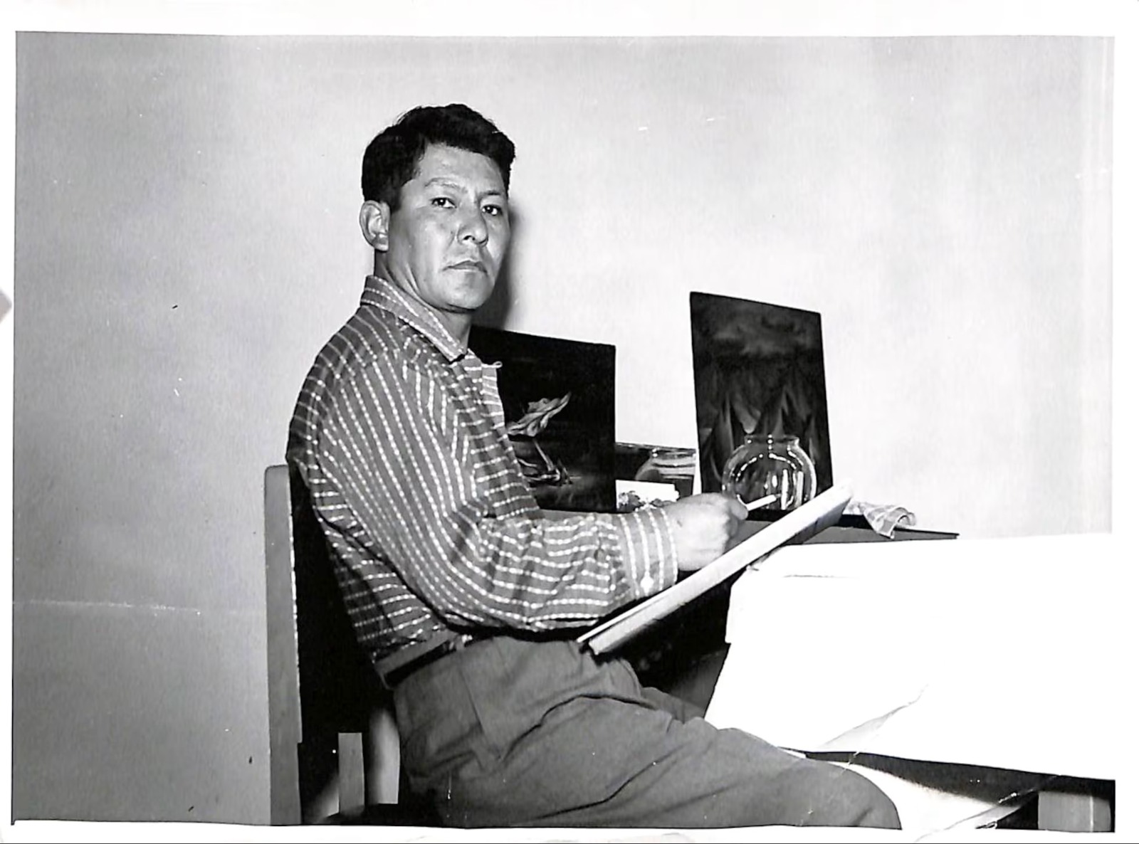 الرسام البوليفي ميغيل ألنديا