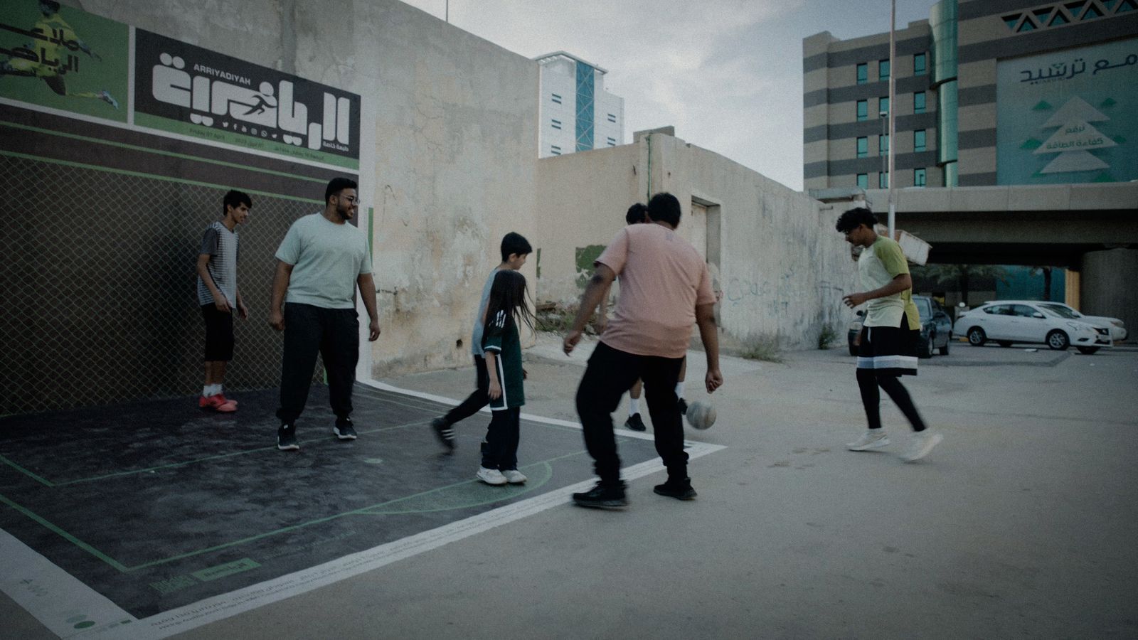 جانب من الملاعب ضمن مبادرة صحيفة 
