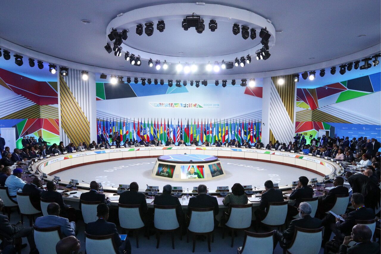 First plenary session at 2019 Russia-Africa Summit - TASS Host Photo Agency