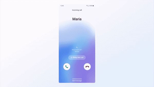 ميزة Bixby Text Call الجديدة للرد على المكالمات عبر كتابة ردود نصية إلى 