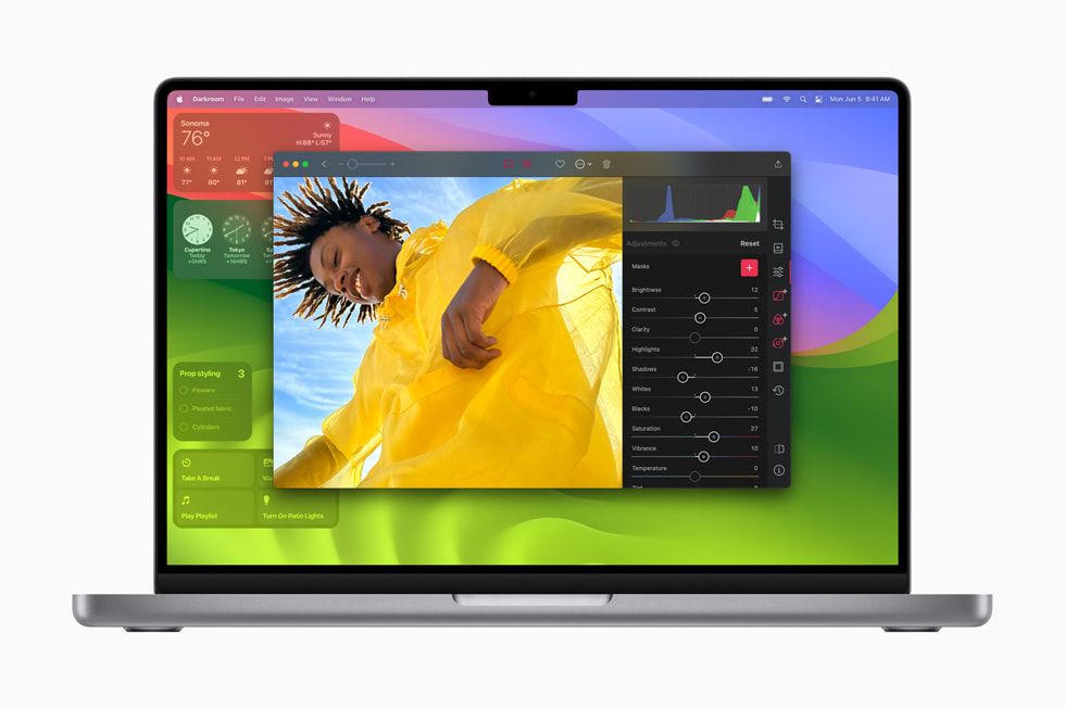 مزايا الويدجيتس الجديدة مع إصدار macOS Sonoma الجديد - Apple