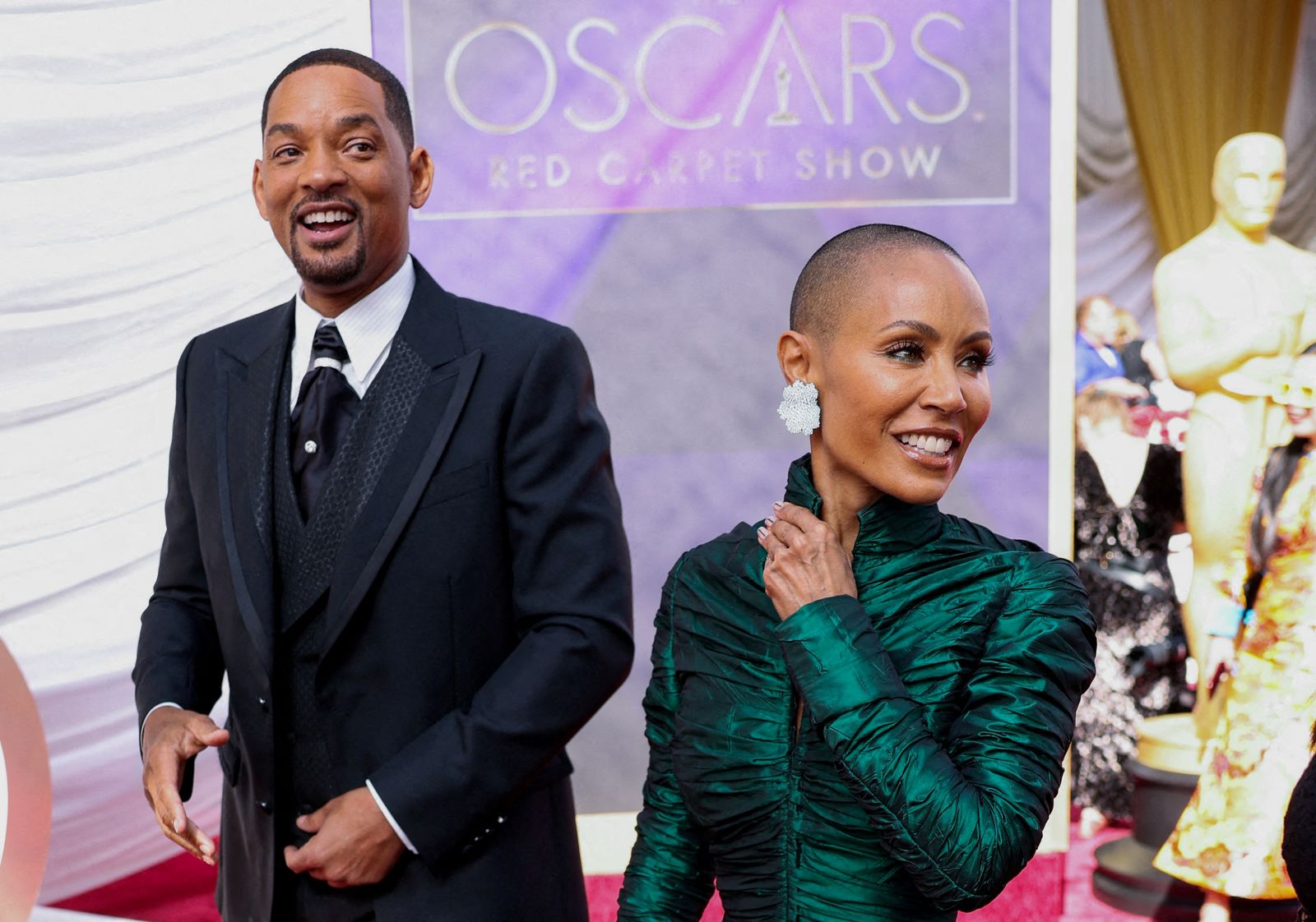 FILE PHOTO: Will Smith and Jada Pinkett Smith pose on the red carpet during the Oscars arrivals at the 94th Academy Awards in Hollywood, Los Angeles, California, U.S. - REUTERS