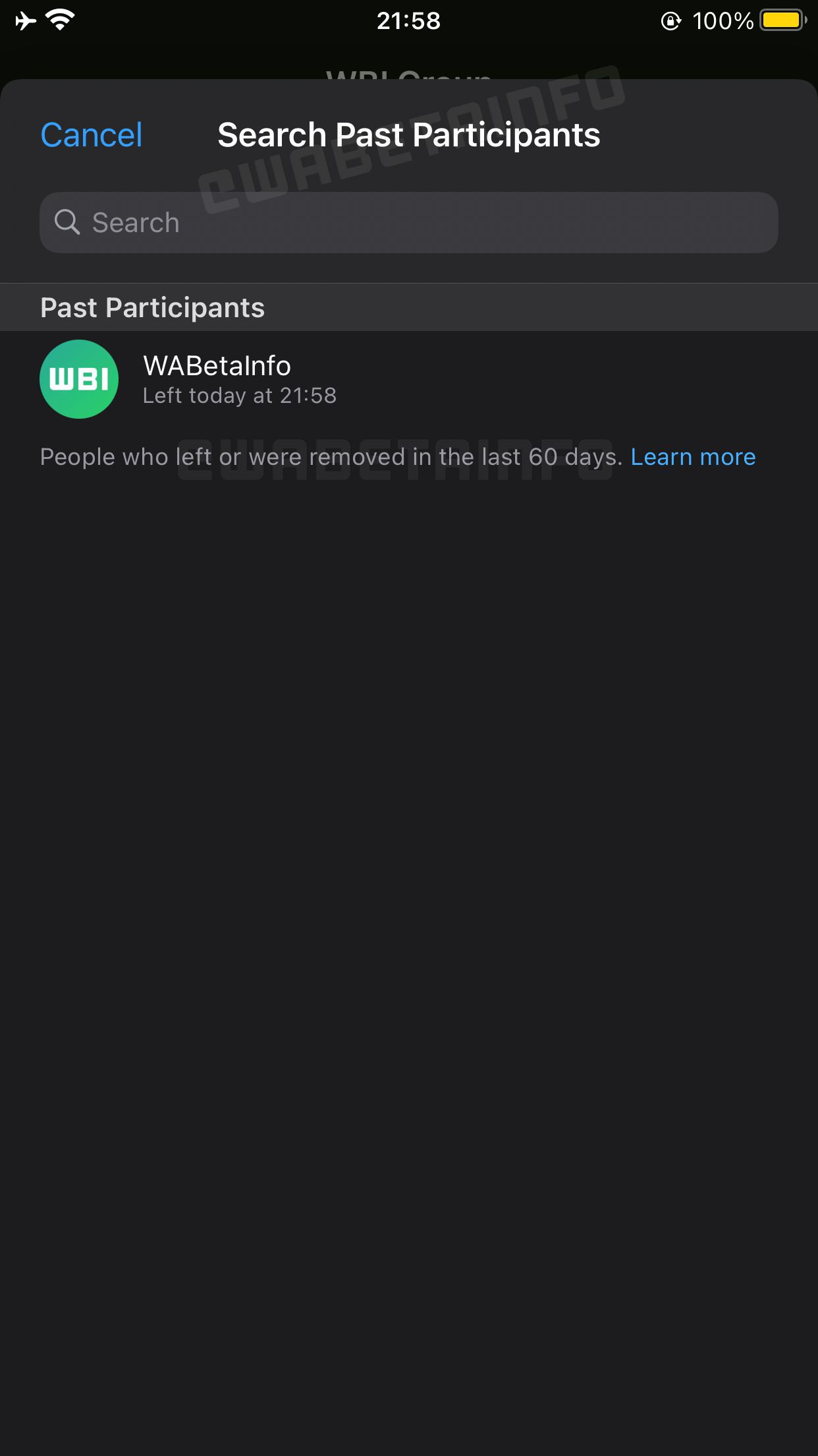 واتساب يجرب ميزة جديدة لمعرفة جهات الاتصال المحذوفة أو مغادرة مجموعات الدردشة - WABetaInfo