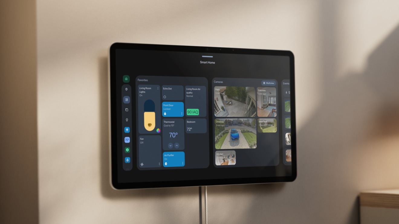 جهاز Echo Show 16 الجديد الذي أطلقته أمازون. 28 أكتوبر 2026 - aboutamazon.com