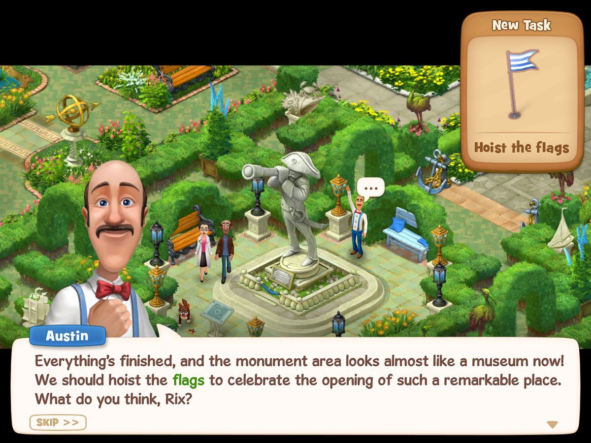 لعبة غاردن سكايبس (Gardenscapes)، تجمع أكثر من 30 مليون مستخدم يوميًّا من الصين إلى الولايات المتَّحدة -  المصدر مطور ألعاب الفيديو Playrix - خاص الشرق