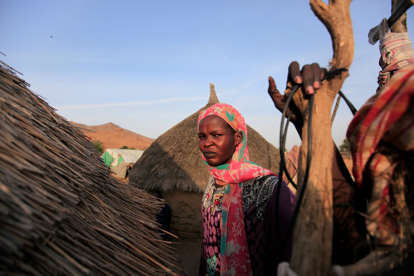 امرأة من النازحين في منطقة جنوب كردفان  - REUTERS