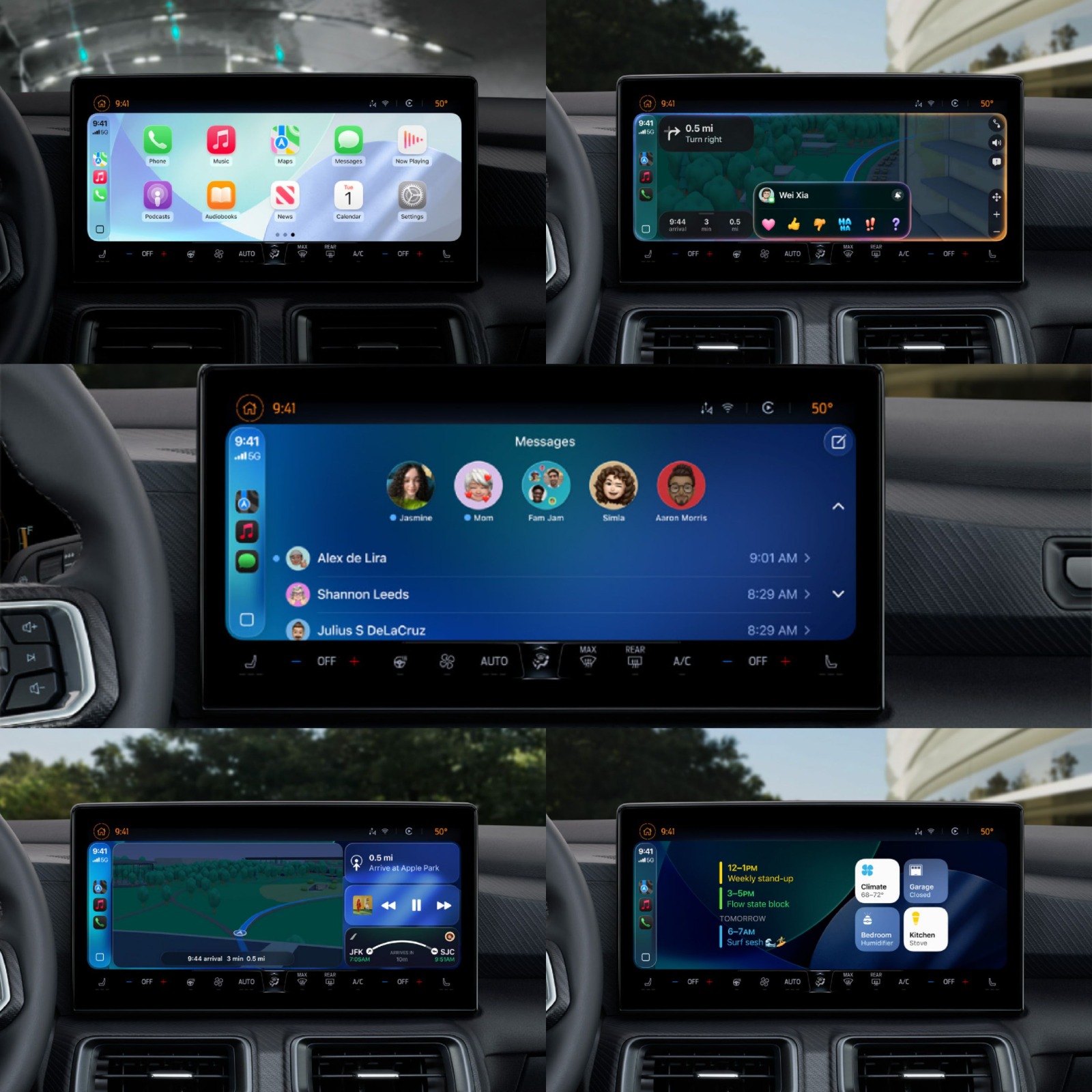 مزايا جديدة تصل Carplay إلى السيارات الذكية إصدار iOS 26 الجديد