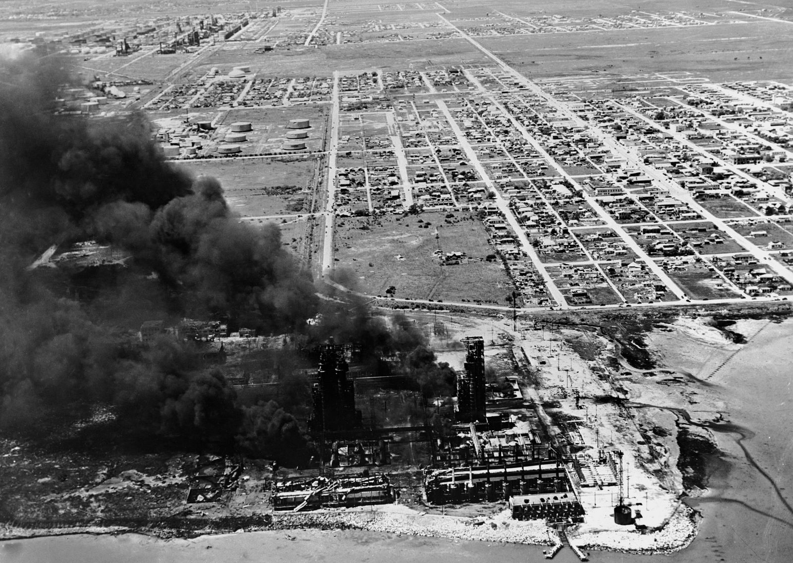 كارثة تكساس سيتي عام 1947. - Getty Images