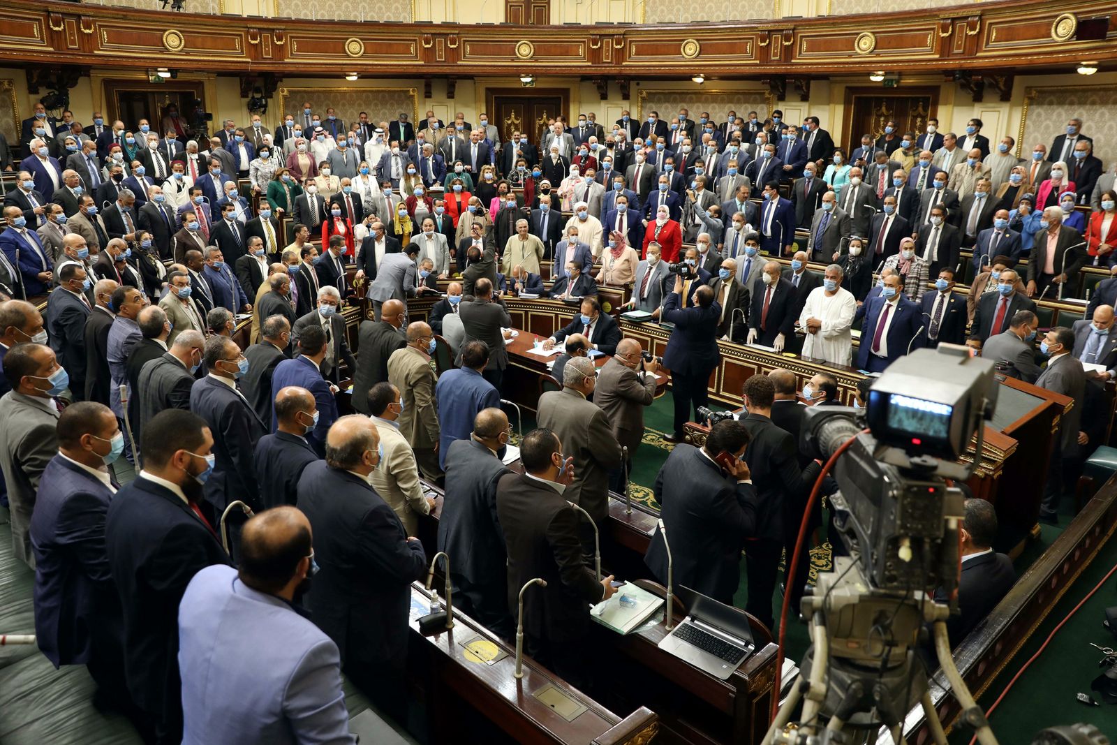 جلسة مجلس النواب المصري - 20 يوليو 2020 - AFP