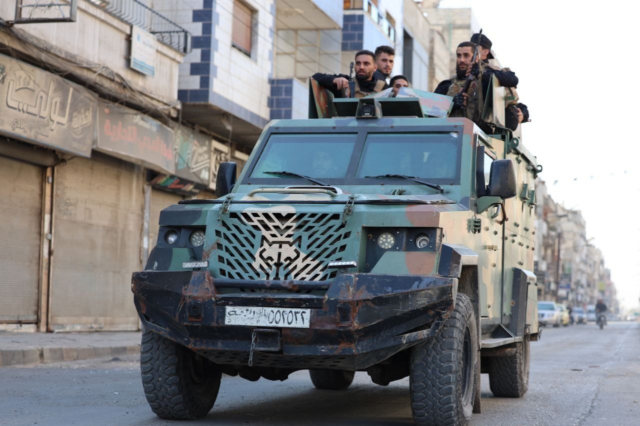 تعزيز أمني في بلدة زيدل وعدة مناطق جنوب مدينة حمص. سوريا. 23 نوفمبر 2025