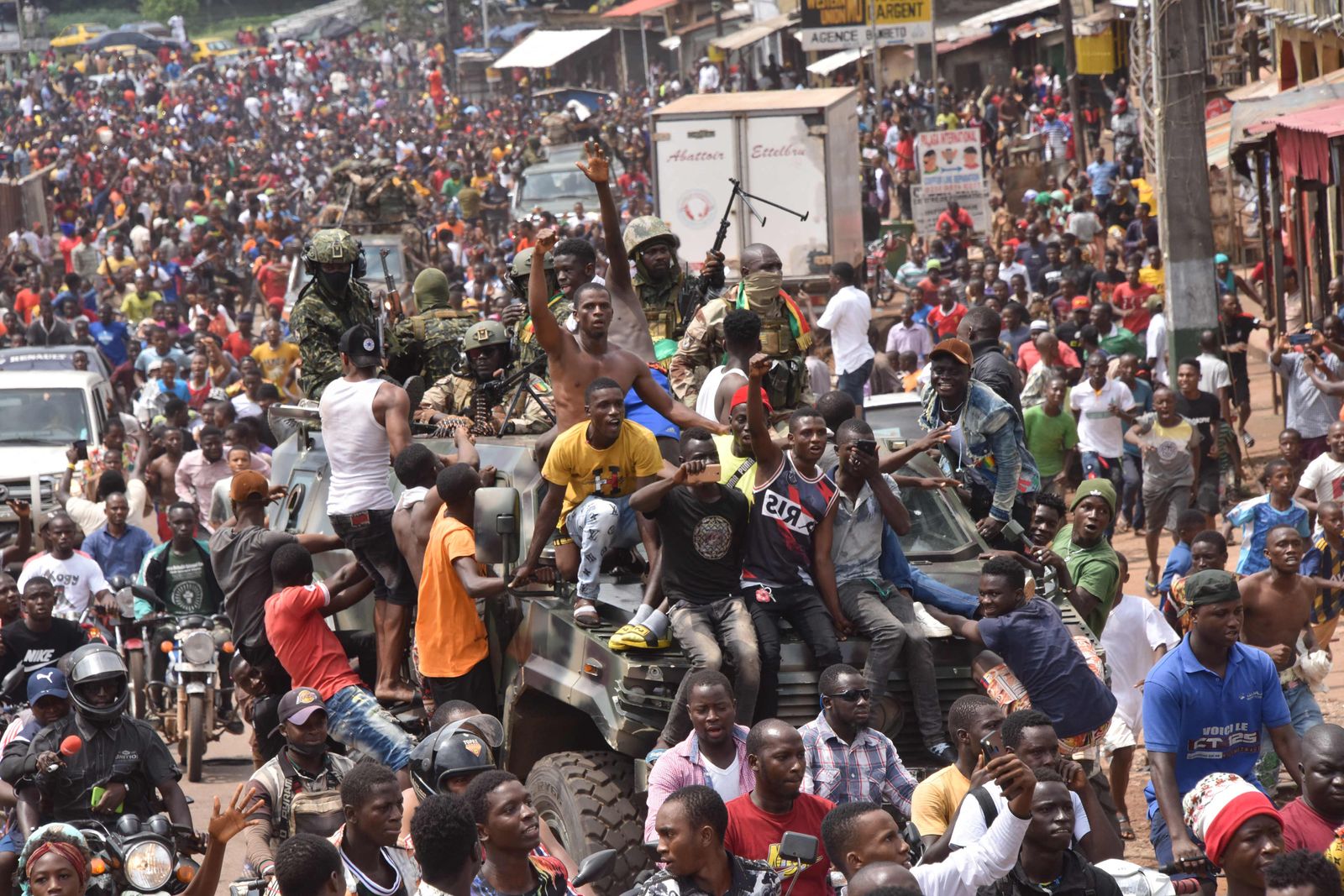 Guin�e: tirs nourris dans le centre de Conakry, des militaires dans les rues (t�moins � l'AFP) - AFP
