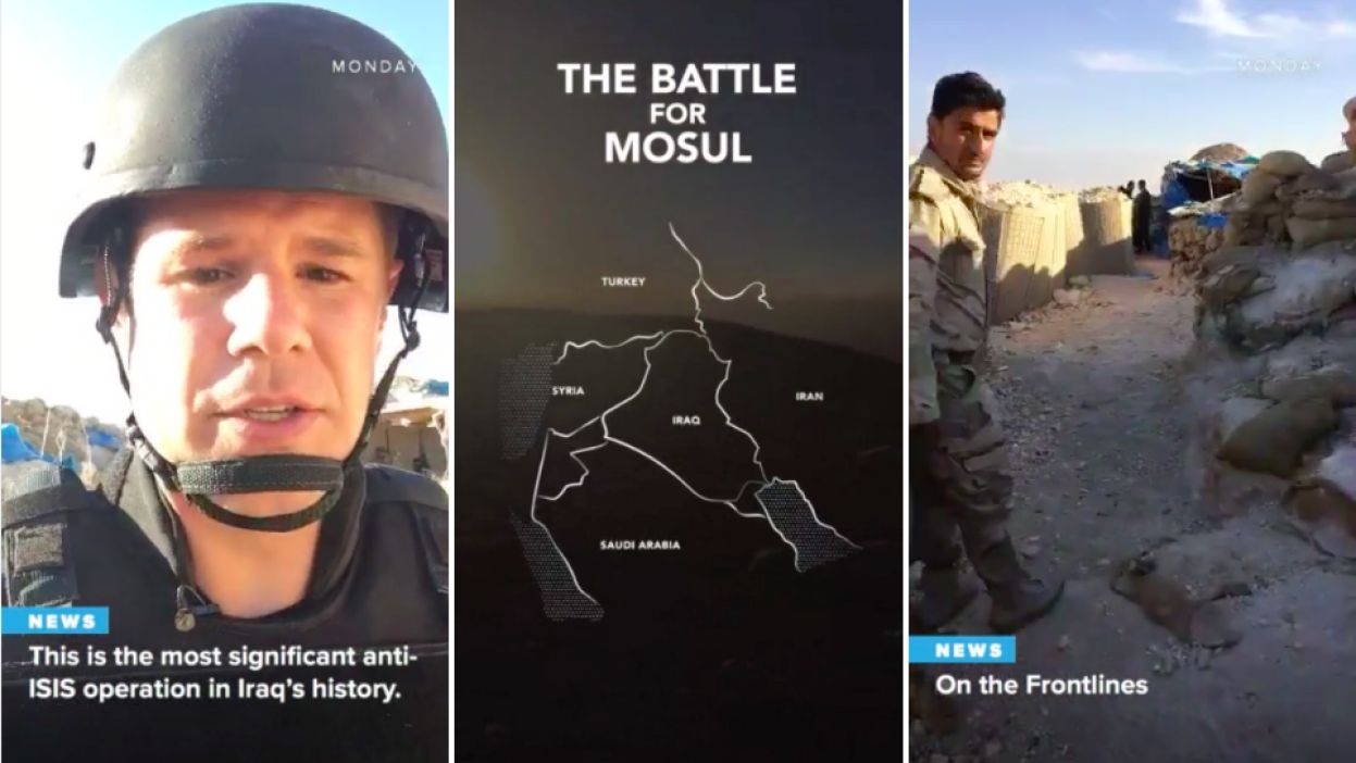 بعض المحتوى الذي شاركه جنود أمريكيون خلال حربهم ضد داعش في الموصل في 2016 - Snapchat