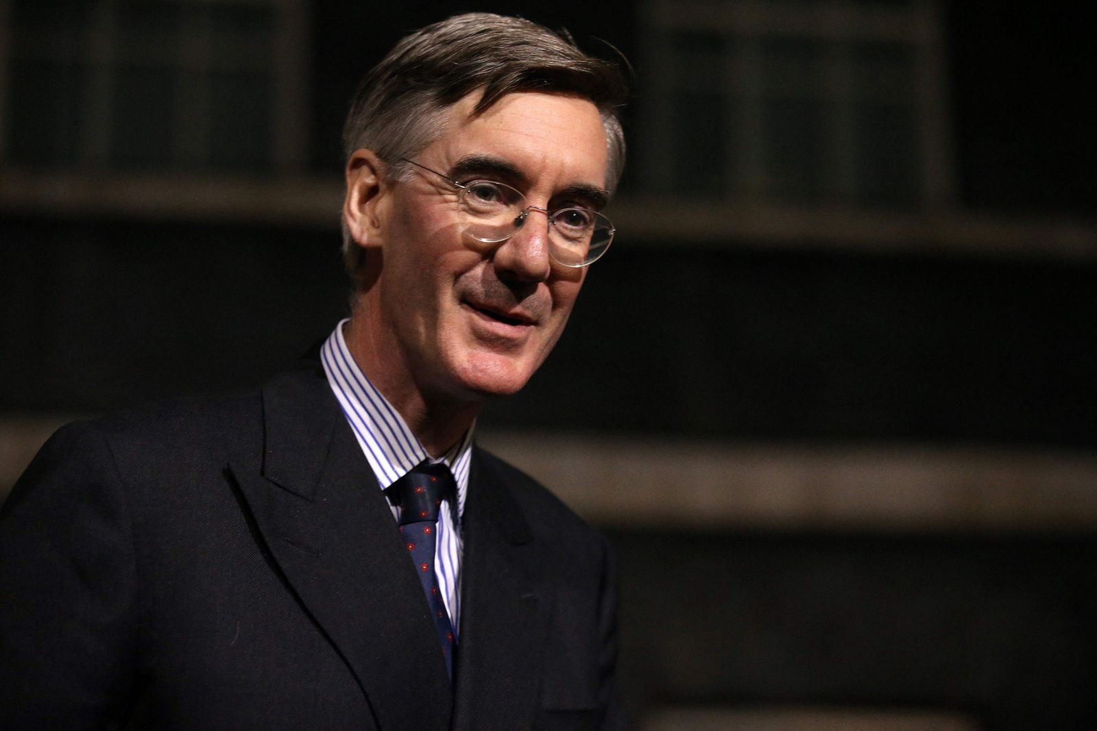 Britain's newly appointed Business Secretary Jacob Rees-Mogg leaves 10 Downing Street after a meeting with Britain's new Prime Minister Liz Truss in central London, on September 6, 2022. - Liz Truss on Tuesday officially became Britain's new prime minister, at an audience with head of state Queen Elizabeth II after the resignation of Boris Johnson. The former foreign secretary, 47, was seen in an official photograph shaking hands with the monarch to accept her offer to form a new government and become the 15th prime minister of her 70-year reign. (Photo by ISABEL INFANTES / AFP) - AFP