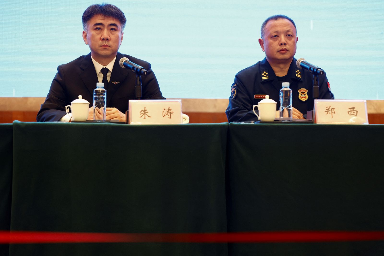 News conference after China Eastern Airlines Boeing 737-800 plane crash, in Wuzhou - REUTERS