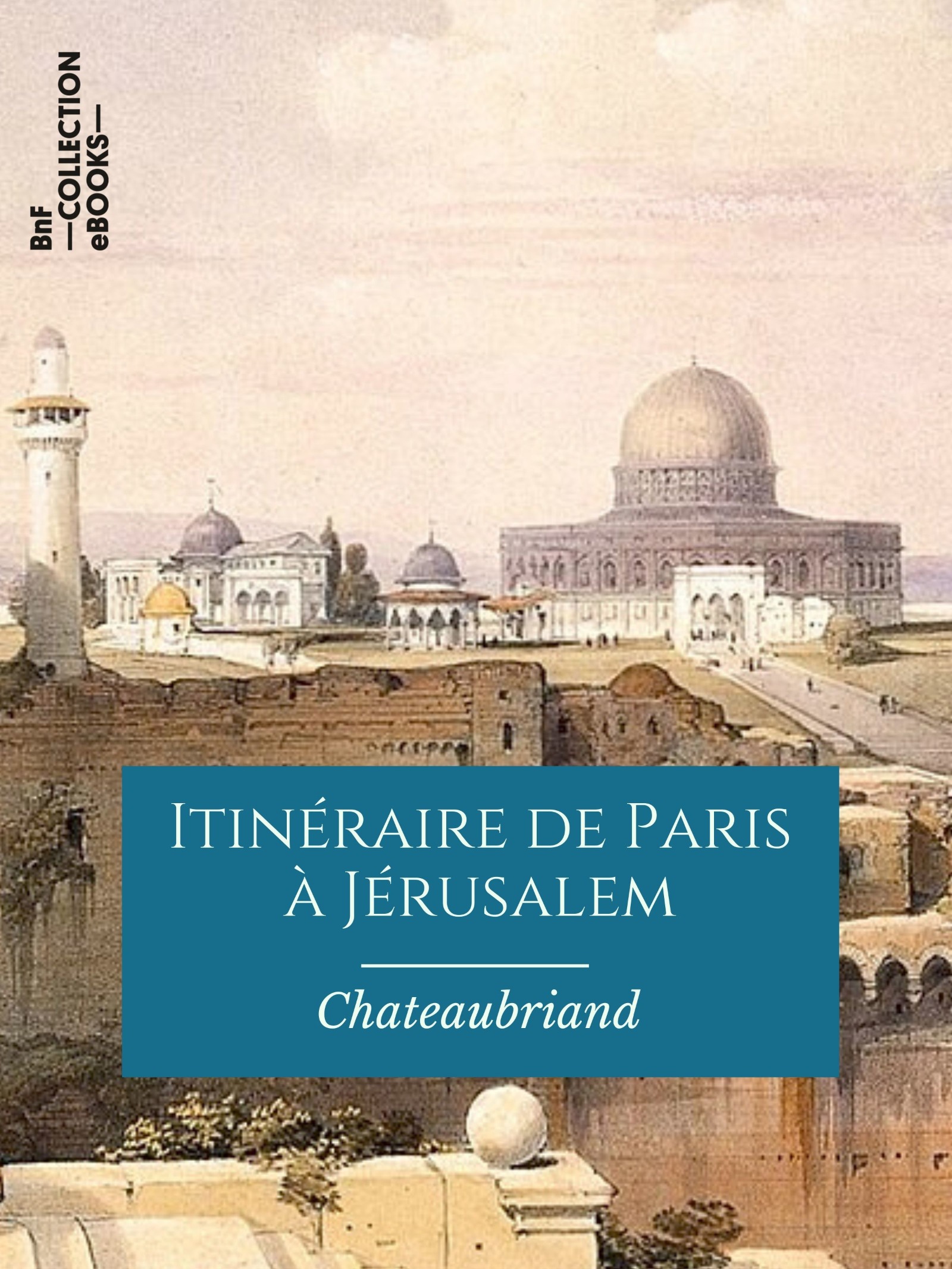 غلاف كتاب رحلة شاتوبريان إلى القدس - librairielalinea.fr