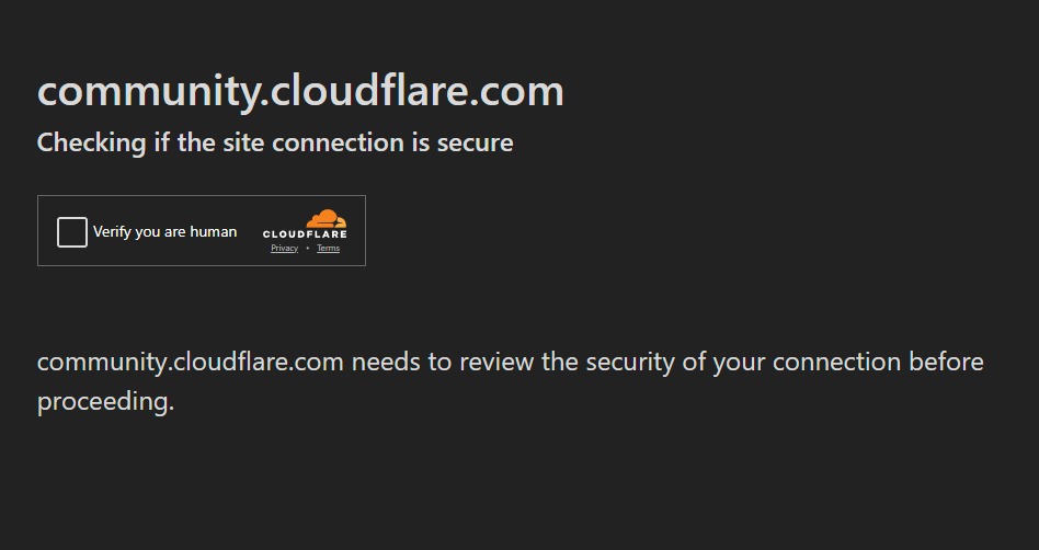 لقطة للشاشة الخاصة بعرض أحد التحديات التي تستخدمها تقنية Challenges من كلاود فلير
