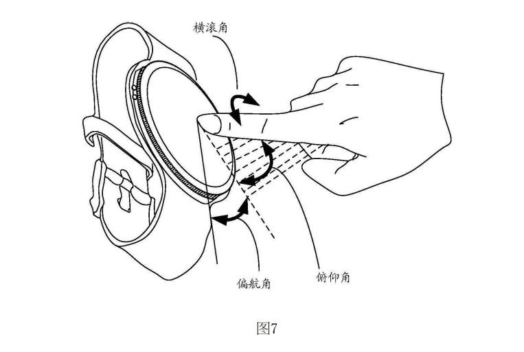 صورة من براءة الاختراع الجديدة لهواوي الخاصة بوضع مستشعر بصمة إصبع في شاشة الساعات الذكية