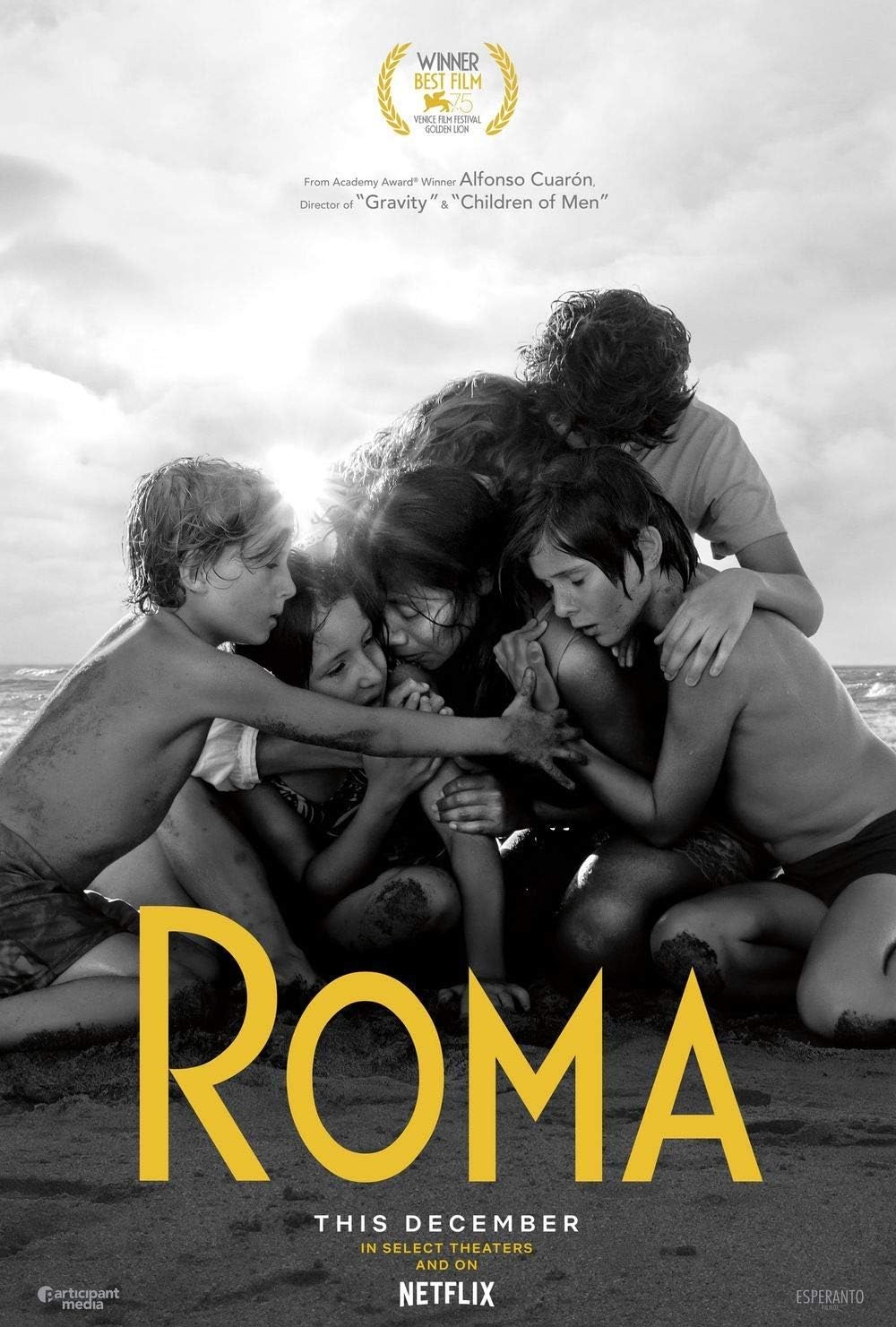 الملصق الدعائي لفيلم Roma للمخرج ألفونسو كوران