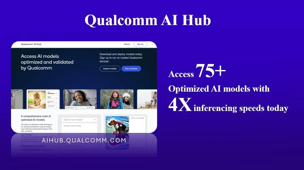 منصة Qualcomm AI Hub الذكية