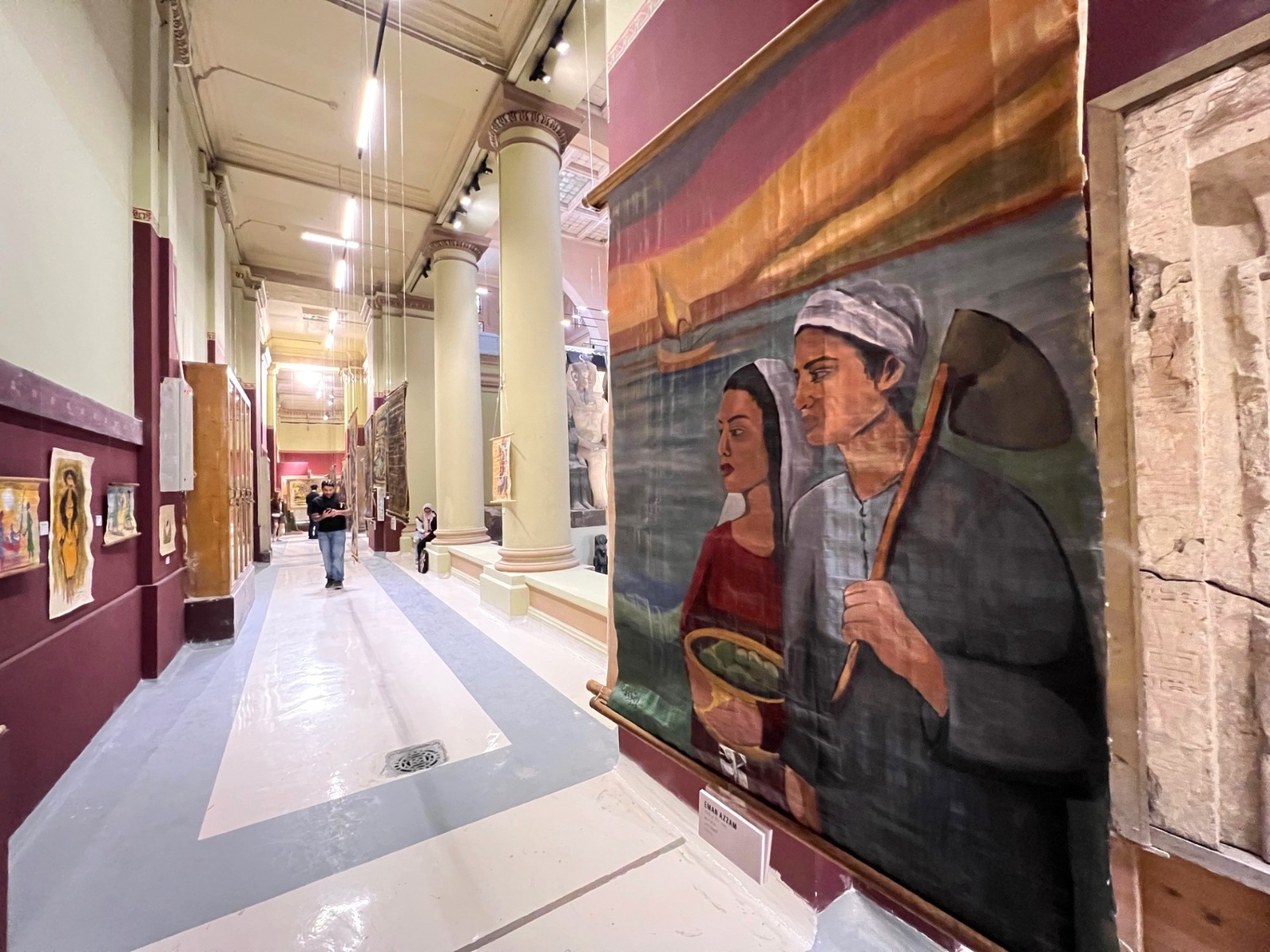 أعمال فنية في المعرض