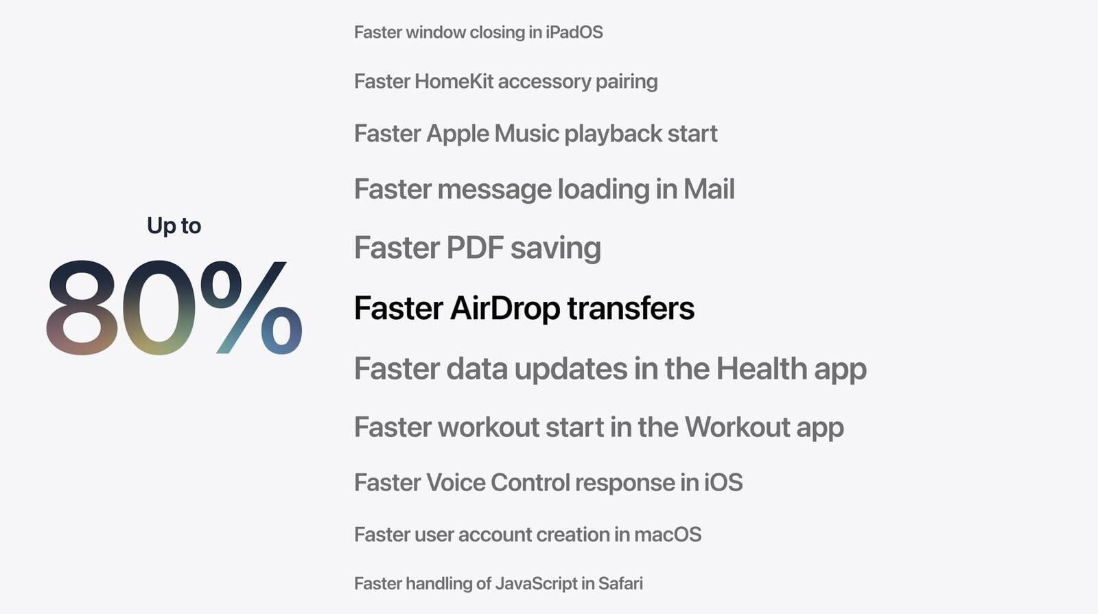 تحديث iOS 27 يزيد من سرعة تبادل الملفات عبر ميزة AirDrop على هواتف آيفون - Apple
