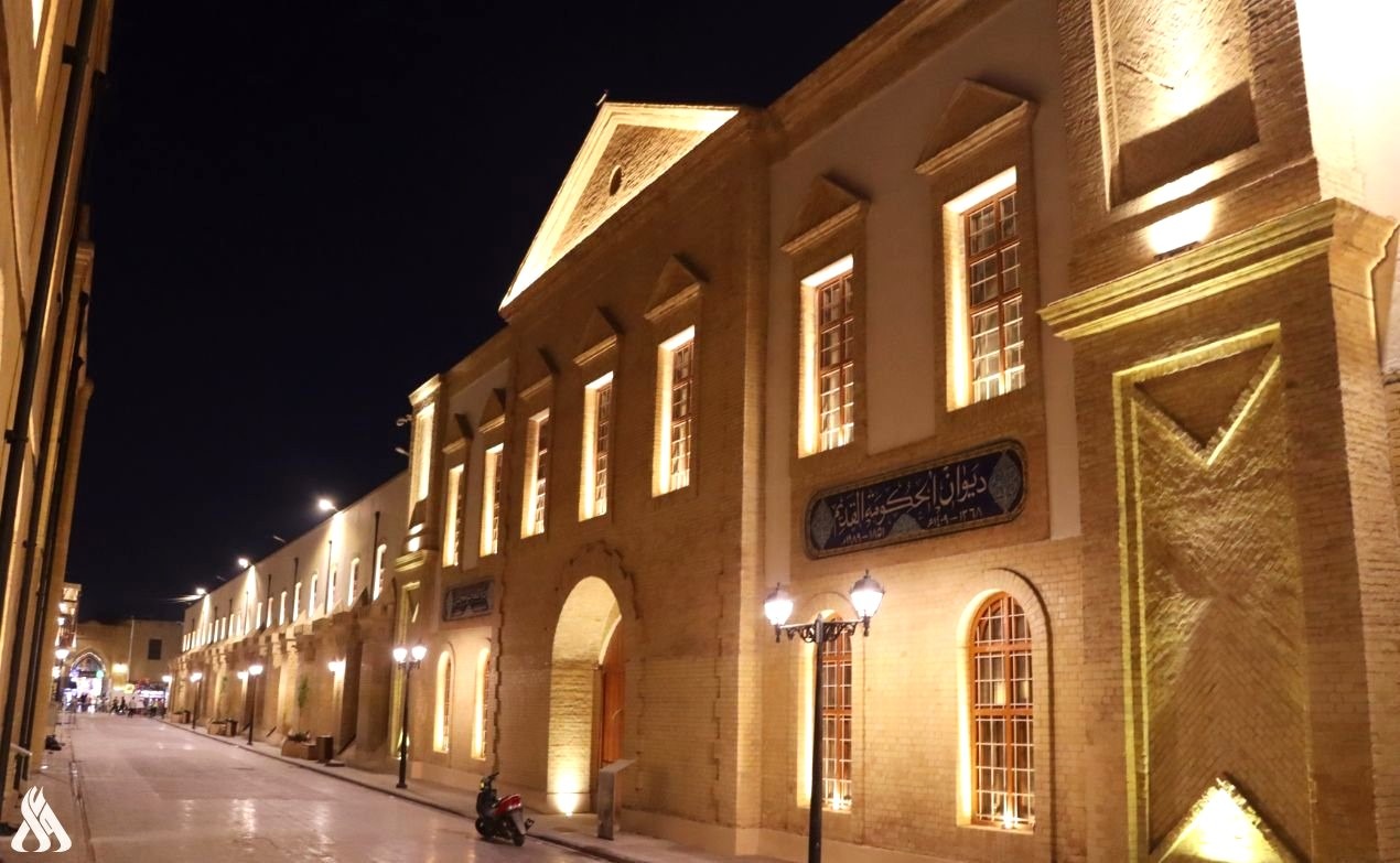 إحدى الشوارع التاريخية في بغداد بعد التأهيل