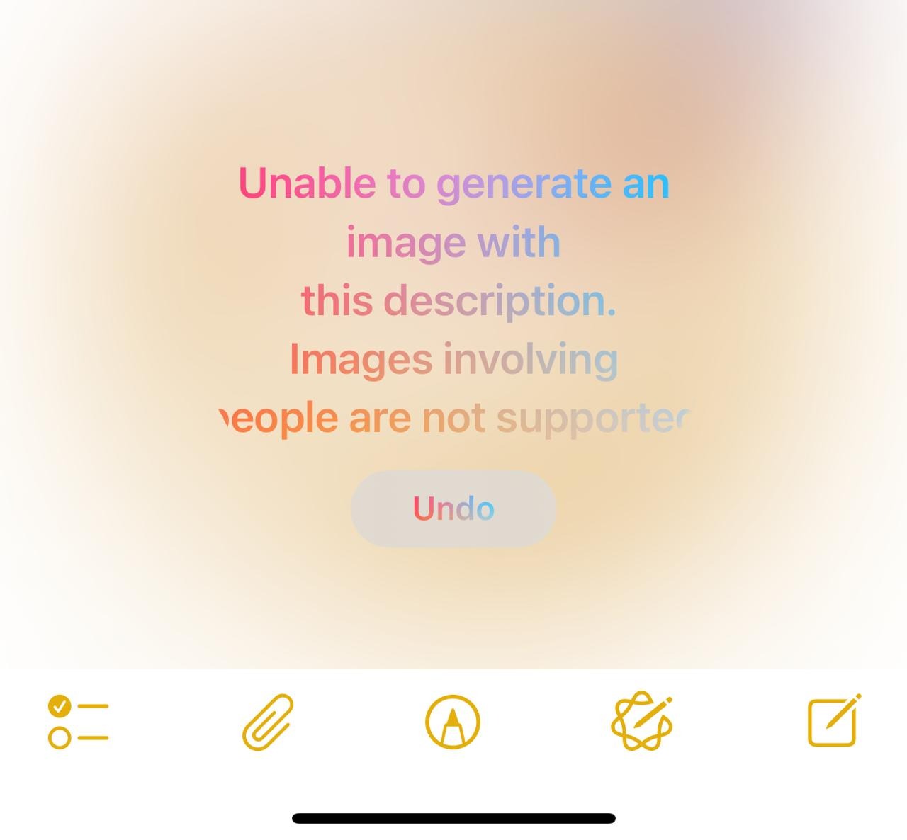 ميزة Image Wand لا تسمح للمستخدم بإنشاء صور تتضمن أي أشخاص على متن هواتف آيفون