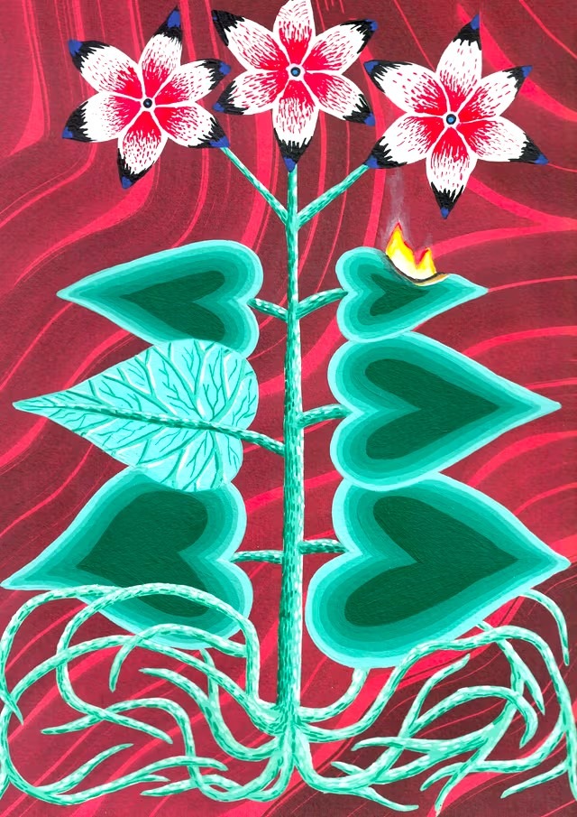 عمل فني في المزاد للفنانة لورا ثيونغ