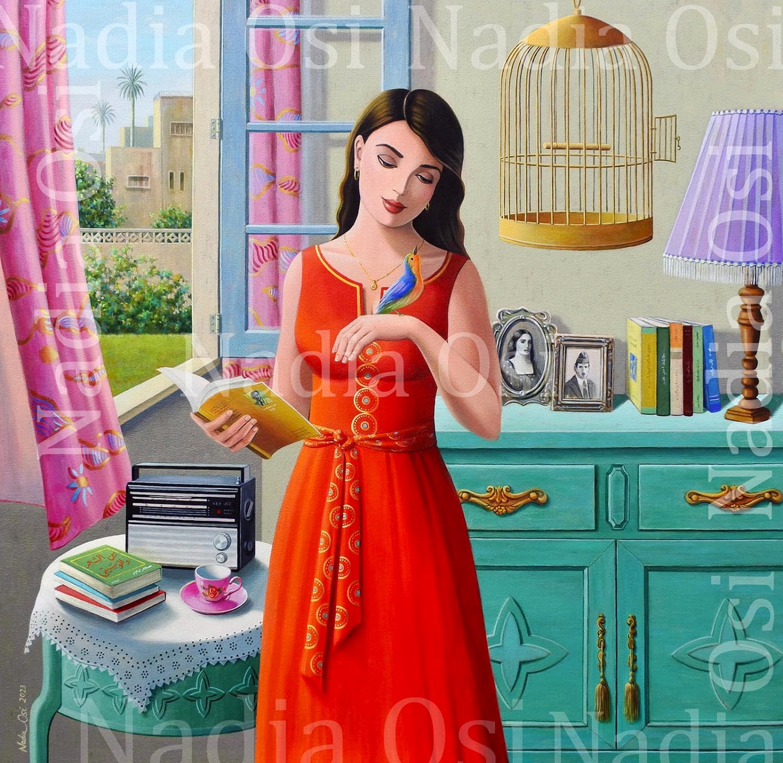 من أعمال الفنانة