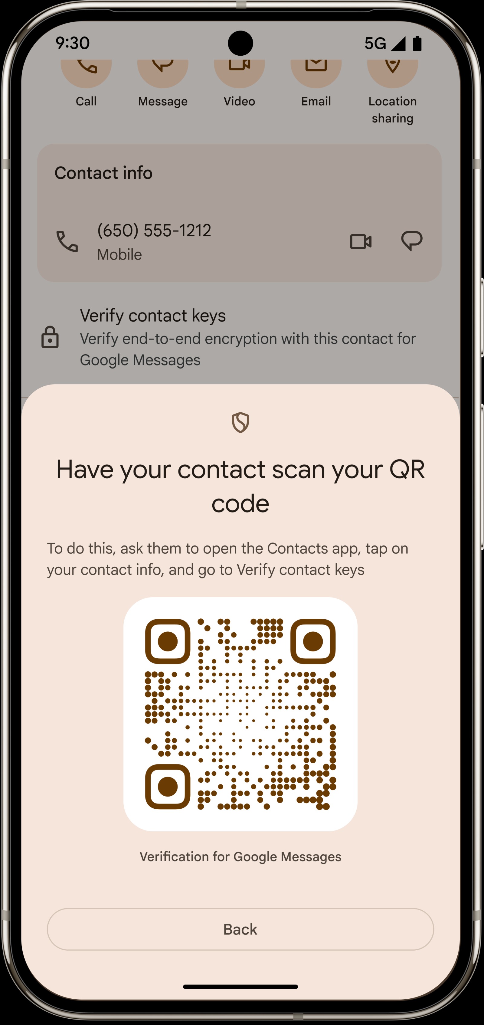 ميزة Key Verifier لتسهيل تأكد المستخدم من هوية جهات الاتصال الذين يراسلهم إذا ثاورته شكوك حول حقيقتهم