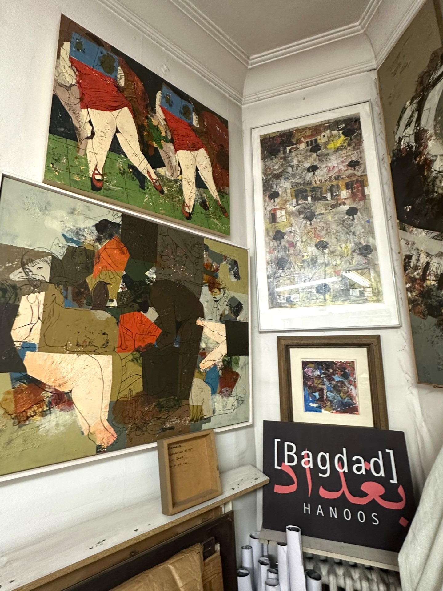 مرسم الفنان حنوش في مدريد