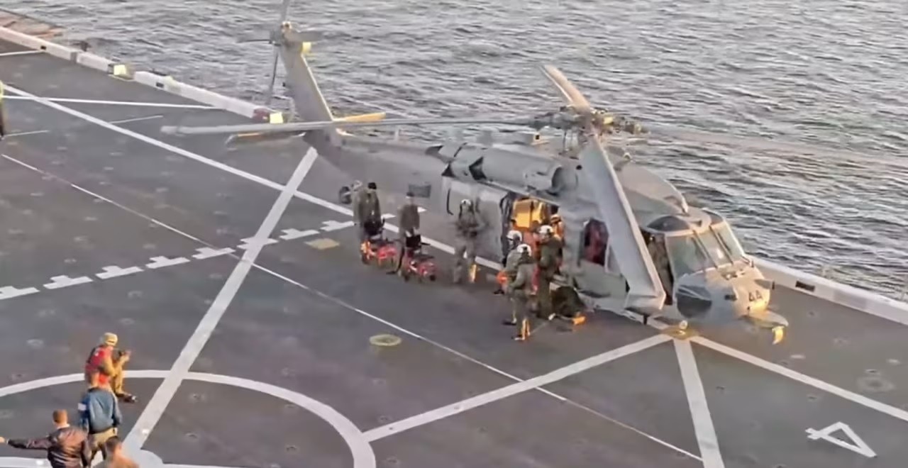 رواد فضاء مهمة أرتميس 2 يصلون إلى سفينة الاستعادة، 10 أبريل 2026