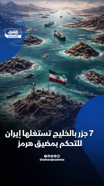 7 جزر بالخليج تستغلها إيران للتحكم بمضيق هرمز