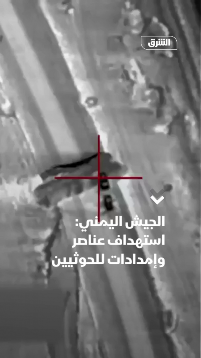 الجيش اليمني استهداف عناصر وإمدادات للحوثيين