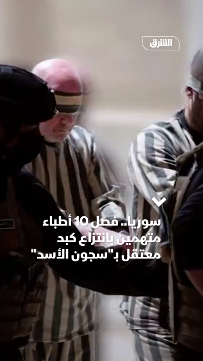 سوريا.. فصل 10 أطباء متهمين بانتزاع كبد معتقل بـسجون الأسد (1)