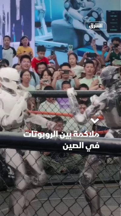 ملاكمة بين الروبوتات في الصين