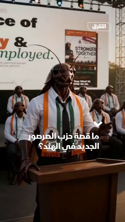 حزب "الصرصور" في الهند.. ما قصته؟