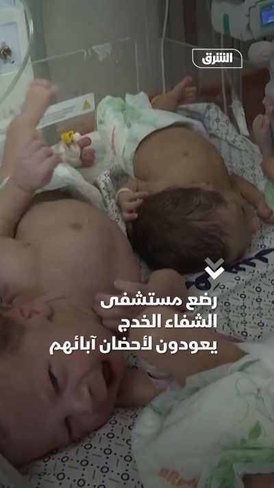 رضع مستشفى الشفاء الخدج يعودون لأحضان آبائهم