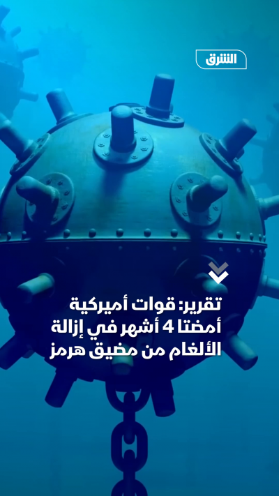 تقرير قوات أميركية أمضت4 أشهر في إزالة الألغاممن مضيق هرمز