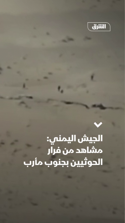 الجيش اليمني ينشر مشاهد لفرار الحوثيين في جنوب مأرب